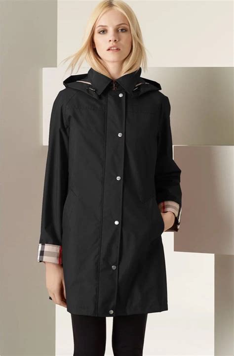 used size 16 long burberry womens raincoat with hood|Burberry raincoat outlet.